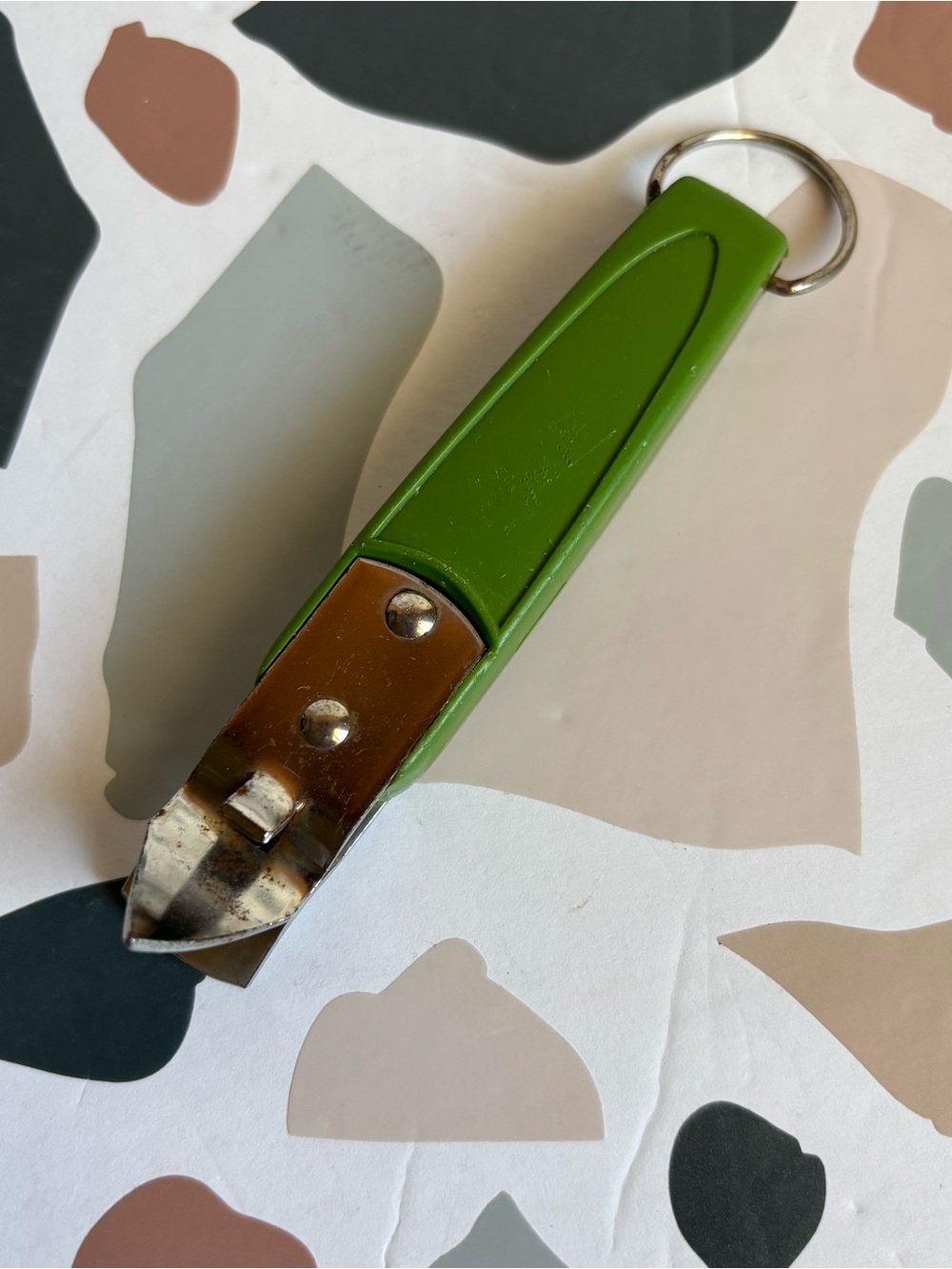 Vintage Green MCM ECKO Bottle Opener *Missing Cork Screw